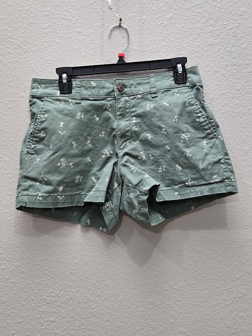 GAP Sage Green Floral Bermuda Shorts